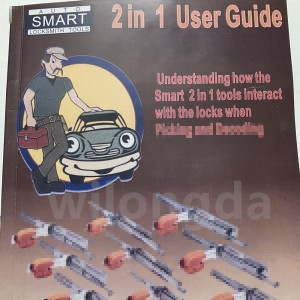 Lishi 2 in 1 Tool User Manual Book Locksmith Tools Instrution