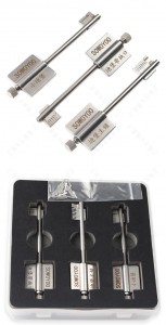 SOWOYOO Diebold Tool Three-Piece Set Variety Flagpole Key Locksmith Practice Tools