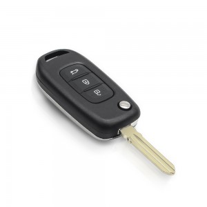 Husa cu 3 butoane pentru telecomandă pentru chei auto pentru Renault Dacia Logan 2 Logan II Kadjar Koleos 2017 2018 2019 2020