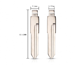 10 шт., необрезанный флип-металлический ключ, лезвие 01 # HU49 для VW Jetta Santana, для KD keydiy xhorse VVDI, универсальный пульт дистанционного управления № 01