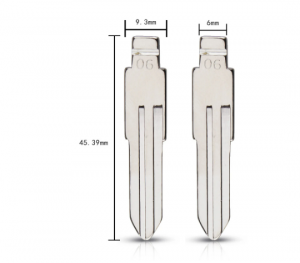 10 шт. 06 # NSN11 лезвие для автомобильного ключа с откидной крышкой для Nissan Bluebird Cedric Cefiro Subaru Honda KD Metal VVDI JMD Fob Замена необрезанного лезвия