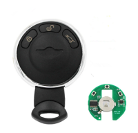 3pcs 3 Button Smart Car Key 868MHz ID46 Chip CAS System For BMW Mini Cooper S Smart Intelligent Key