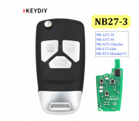 5PCS KEYDIY 3 Button Multi-functional Remote Control NB27 NB27-3 NB Series Universal for KD900 URG200 KD-X2