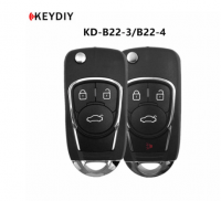 5PCS KEYDIY KD B22-3 B22-4 chave remota do carro para KD900/URG200/KD-X2/KD MINI Key Programmer B Series Remote Control