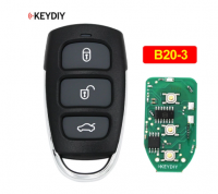 5PCS B20-3 Universal 3 Button Remote Control Key Smart Car Key Fob Série B para KD900 KD900+ URG200 Mini KD KD-X2