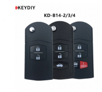 5 peças KD900 B14-2/3/4 chave do carro para Mazda estilo KD MINI/URG200/KD-X2 programador chave série B remoto