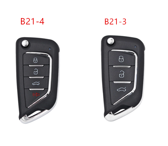 5PCS B21-3 B21-4 3/4 Button Universal Remote Control Car Key for KD900 KD900+ URG200 KD-X2 Mini KD B-Series Remote Key KD Remote