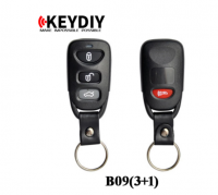 5 PCS Original KEYDIY B09-4 3+1 botão Chave inteligente KD Para KD900/KD MINI/KD-X2 Programador chave Série B Controle remoto