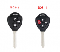 5PCS B05-3 B05-4 Universal 3/4 Button Remote Control Smart Car Key for KD900 KD900+ URG200 KD200 KD-X2 Mini KD B-Series Remote Key