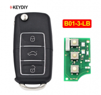 5pcs B01-3-LB Universal 3 Button Remote Control Key Smart Car Key B-Series for KD900 KD900+ URG200 KD-X2 Mini KD B01-3-Luxury