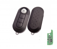 3 Button Car Remote Key For Fiat 500 Punto Ducato Stilo Panda Grande 2010-2017 SIP22 blade 433Mhz ID46 PCF7946 Chip