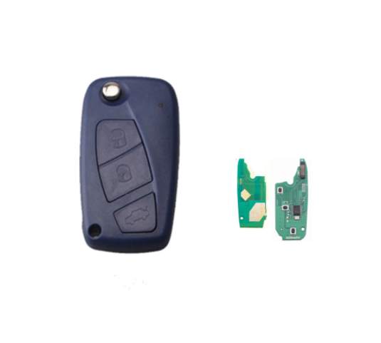 Flip car key 3 Button Remote Key 434mhz pcf7946 chip For Fiat Punto Ducato Stilo Panda car key