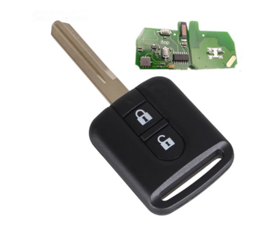 2 button Replacement Remote Car Key 433mhz with 7946 chip FSK model For Nissan Elgrand X-TRAIL Qashqai Navara