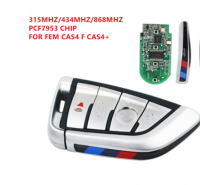 3pcs 4 Button Smart Car Remote Key 315Mhz 433Mhz 868Mhz PCF7953 Chip for BMW FEM F CAS4 1 2 3 4 5 6 7 Series X3 X4 X5 X6
