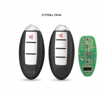 3/4 button Remote Car Key Card 315Mhz id46 chip For Nissan Nissan Tiida Qashqai Altima Maxima Sentra Teana Xtrail