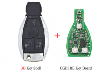 3pcs CGDI MB CG BE Key for Mercedes for Benz All FBS3 315Mhz / 433Mhz Working with CGDI MB Programmer