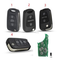 3 PCS Para Hyundai I20 I30 IX35 Avante fit Kia K2 K5 Sportage 433Mhz ID46 Chip 3 Botões Flip Folding Car Remote Key Fob