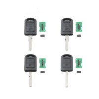 3 PCS 2 Botões Chave Do Carro Remoto 433Mhz Para OPEL VAUXHALL Carro ASTRA CORSA C COMBO VAN MERIVA TIGRA VECTRA & ID40 Chip