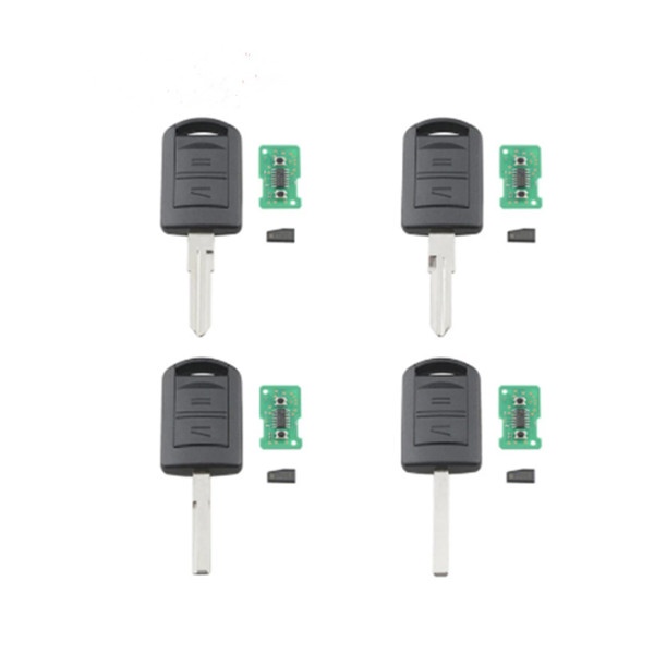 3PCS 2 Buttons Remote Car key 433Mhz For OPEL VAUXHALL Car ASTRA CORSA C COMBO VAN MERIVA TIGRA VECTRA &ID40 Chip