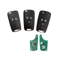 3PCS 2/3/4 Button Flip Remote Key 315MHZ ID46/7941/7937 Chip for Opel Astra J Mokka Insignia Adam Cascade Karl Zafira HU100 Uncut