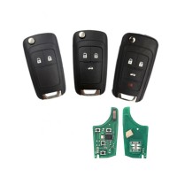 3 PCS 2/3/4 Botão Virar Chave Remota 315MHZ ID46/7941/7937 Chip para buick