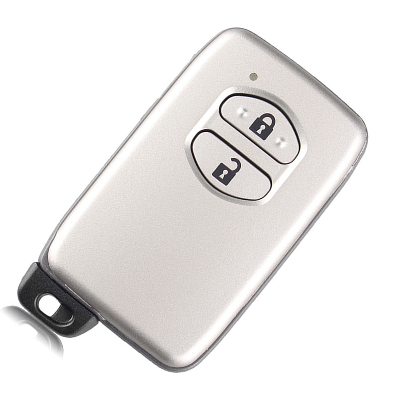 5pcs 2 Buttons Smart Remote Control Car Key Shell