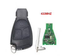 Factory Free sample Fvdi Programmer – 3 Button Remote Car Key 433Mhz For Mercedes-Benz 2000+ for Benz C E B S Class CLS CLK ML CL SLK With Uncut Blade – Wilongda