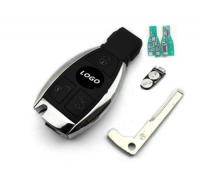 3 Buttons remote key 433MHz 2 BATTERY For Mercedes Benz NEC BGA BE auto key