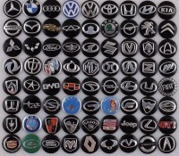 100pcs/lot free shipping14mm KEYDIY Metal Logo STICKERS Can Mix Order