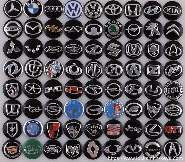 100pcs/lot free shipping14mm KEYDIY Metal Logo STICKERS Can Mix Order