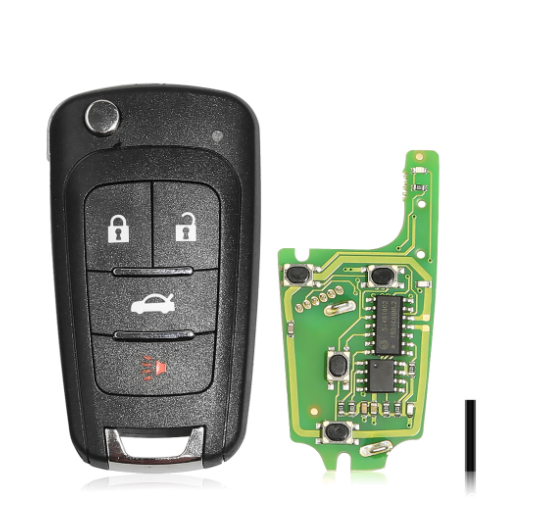 5pcs Xhorse VVDI2 XKBU01EN Wireless Remote Key Fob for Buick 4 Buttons Remotes Key