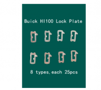 200pcs/lot HU100 Car Lock Reed Locking Plate For Chevrolet/Mai Rui bao/Cruze/Camaro Buick New Regal LaCrosse GL8