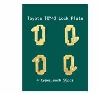 TOY43 Car Lock Reed Plate For Toyota Camry Corolla NO.1.2.3.4 Lock Reed Locking Plate Each 50PCS