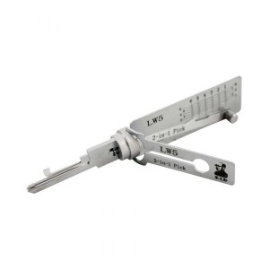 Lishi LW5 2 em 1 Pick & Decoder para fechadura australiana