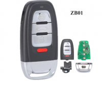 5 pçs KEYDIY ZB série ZB01 3+1 botão controle remoto universal 5 pçs/lote para KD-X2 mini KD