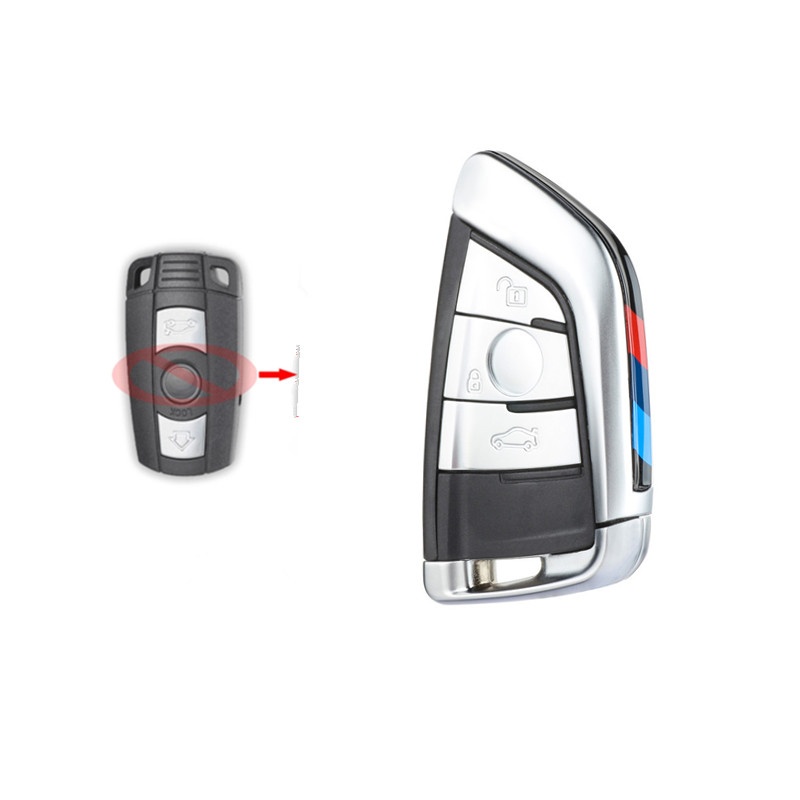 Keyless-Go Modify Smart Remote Key 3 Button PCF7952 Chip FOB para BMW CAS3 1 3 5 X5 X6 Series E81 E82 E90 E91 E60 E61