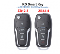 5pcs KEYDIY ZB12-3 ZB12-4 KD Smart Remote Key Universal KD Auto Car Key Fob for KD-X2 Key Generator