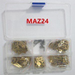 200pcs/lot MAZ24 Car Lock Reed Plate For Mazda Auto Lock Core Key Lock Repair Accessories Kits Locksmith Tools 5 x 40pcs