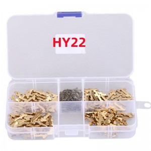 200pcs/lot HY22 lock wafer 200PCS it contains 1,2,3,4 each part has 50pcs for hyundai car key lock