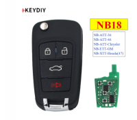 5PCS KEYDIY 3 Button Multi-functional Remote Control NB18 NB Series Universal for KD900 URG200 KD-X2 all functions in one