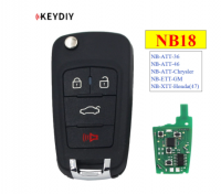 5PCS KEYDIY Controle remoto multifuncional de 3 botões NB18 Série NB Universal para KD900 URG200 KD-X2 todas as funções em um