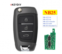 5 unidades/lote KEYDIY Controle remoto multifuncional de 3 botões NB25 série NB universal para KD900 URG200 KD-X2