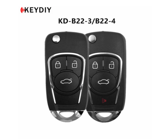 5PCS KEYDIY KD B22-3/4 Remote Car Key For KD900/URG200/KD-X2/KD MINI Key Programmer B Series Remote Control