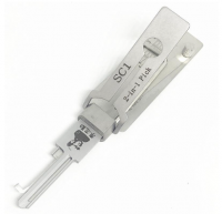 New Arrival LISHI SC1 2 in 1 Lock Pick for Open Lock Door House Key Opener Lockpick Set Locksmith Tools
