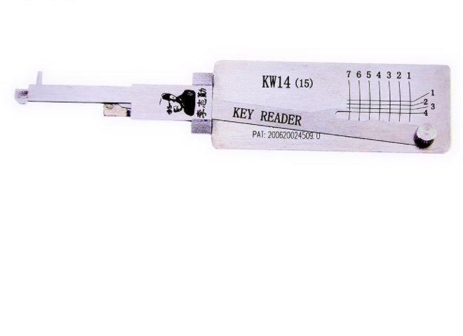 Lishi KW14(15) Key Reader is designed for KAWASAKI