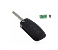 Ford Focus flip remote key 315/433MHZ with 4D63 chip, with windows auto close function  ford windows autoclose remote