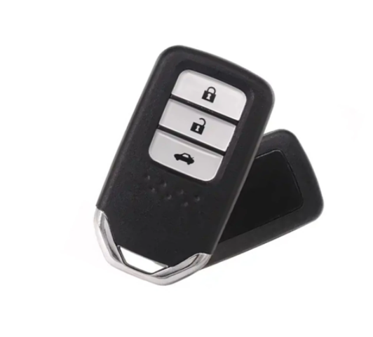 2PCS  3/4 Button smart keyless remote key 313.8mhz with hitag3 47 chip for honda car key