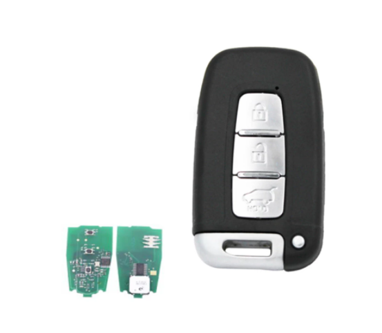 3PCS  Keyless car key 3 button smart remote key 433mhz For Hyundai For New Hyundai Santa car key