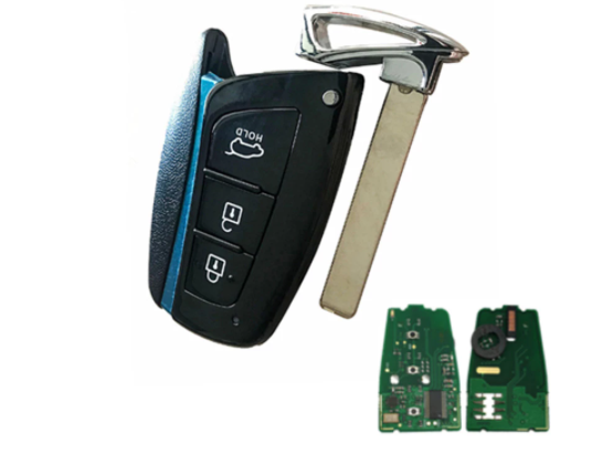 3PCS New Hyundai Santa Fe keyless remote key with 434mhz with 46 chip PCF7945/7953