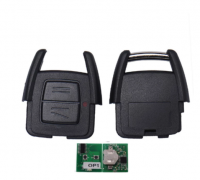 3 PCS 2 botão chave remota automática 433 mhz cabeça chave para OPEL VAUXHALL Vectra chave do carro